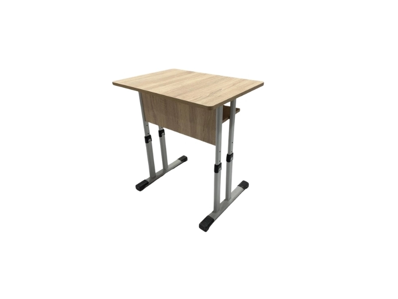 BESTLINA MODEL PARTICLEBOARD TABLETOP MANUAL HEIGHT ADJUSTABLE DISASSEMBLED SINGLE SCHOOL DESK