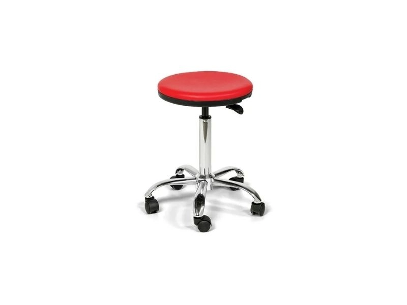 LN-961 Model Upholstered Chrome Star Base Stool
